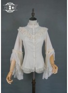 Miss Point Point Garden Bell Sleeve Blouse(Reservation/2 Colours/Full Payment Without Shipping)